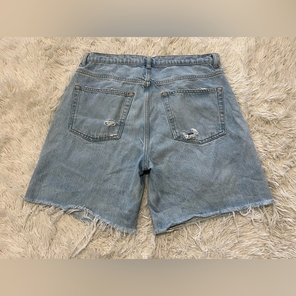 Reformation Distressed Jeans Shorts - Size 30 US 10- Tahoe destroyed wash - Picture 3 of 9